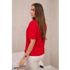 Bavlnené tričko Prosecco mood cerveny 27814 3 kópia