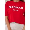 Bavlnené tričko Prosecco mood cerveny 27814 4 kópia