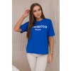 Bavlnené tričko Prosecco mood chrpa modra 27809 1 kópia