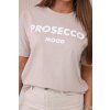 Bavlnené tričko Prosecco mood bezovy 27811 3 kópia