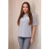 Bavlnené tričko Prosecco mood sivy 28302 1 kópia