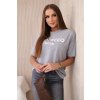 Bavlnené tričko Prosecco mood sivy 28302 3 kópia