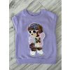 Mikina Teddy Bear - fialová