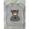 Mikina Teddy Bear - šedá