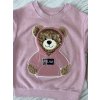 Mikina Teddy Bear - púdrová ružová