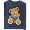 Mikina Teddy Bear - čierna