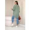 Oversize mušelínová košeľa khaki 31062 2 kópia