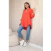 Oversize mušelínová košeľa malina 31061 1 kópia