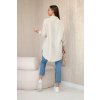 Oversize mušelínová košeľa tmavo bezova 31059 4 kópia