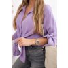 Oversize mušelínová košeľa Nell fialka 30841 4 kópia