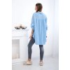 Oversize mušelínová košeľa Nell modry 30844 2 kópia