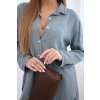 Oversize mušelínová košeľa Nell Plus Size tmavosiva 30848 4 kópia