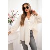 Oversize mušelínová košeľa Nell svetlo bezova 30838 3 kópia
