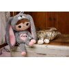 Metoo bábika Zajačik sivá:ružová 8