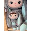 Metoo bábika Zajačik sivá:mäta, 30 cm 6