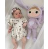 Metoo bábika Zajačik fialový, 50 cm