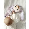 Metoo bábika Zajačik fialový, 50 cm 9
