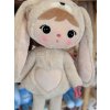 Metoo bábika Zajačik béžový, 70 cm 4