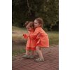 Detská mušelínová košeľa Palma oranžová
