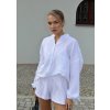 Dámska mušelínová košeľa Palma biela 17 kópia