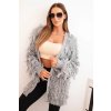 slo pl Damsky kardigan s strapcami a volnym strihom sedy 34573 2 kópia