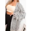 slo pl Damsky kardigan s strapcami a volnym strihom sedy 34573 3 kópia