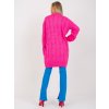 Svetrové šaty Ellen Hurt Fluo rozowa mini sukienka dzianinowa w warkocze RUE PARIS 389793 7