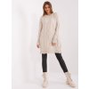 Pletené šaty Alexa Hurtownia Jasnobezowa sukienka oversize z dzianiny w warkocze RUE PARIS 404648 1