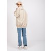 Mikina so zapínaním na zips Bezowa bluza rozpinana z kapturem Sevilla 382366 3