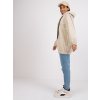 Mikina so zapínaním na zips Bezowa bluza rozpinana z kapturem Sevilla 382366 5