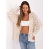 Kardigán so strapcami Anet Ecru damski kardigan bez zapiecia RUE PARIS 413891 5