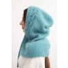 Čiapka kapucňa:kuklaDamska ciapka s kapucnou a pletenym vzorom s viazanim matova 36367 2 kópia