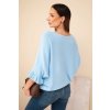 Sveter so širokými rukávmiDamsky sveter typu netopier s okruhlym vystrihom modry 38365 2 kópia