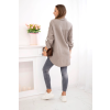 Oversize mušelínová košeľa Nell Plus Size fango 31487 2 kópia