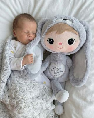 🩶 NOVINKA! 🩶 Do rodinky personalizovaných hračiek pribudol tento nádherný strieborný zajko 🐰 Farba vhodná ako pre...