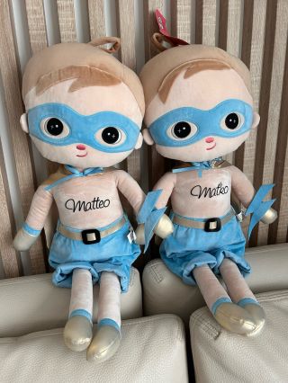 Jedna z posledných objednávok 💙 70 cm Superhrdinovia pre malého Mattea a Maťka 🧸 Bábiky sú naživo ešte krajšie. Kvalitne...