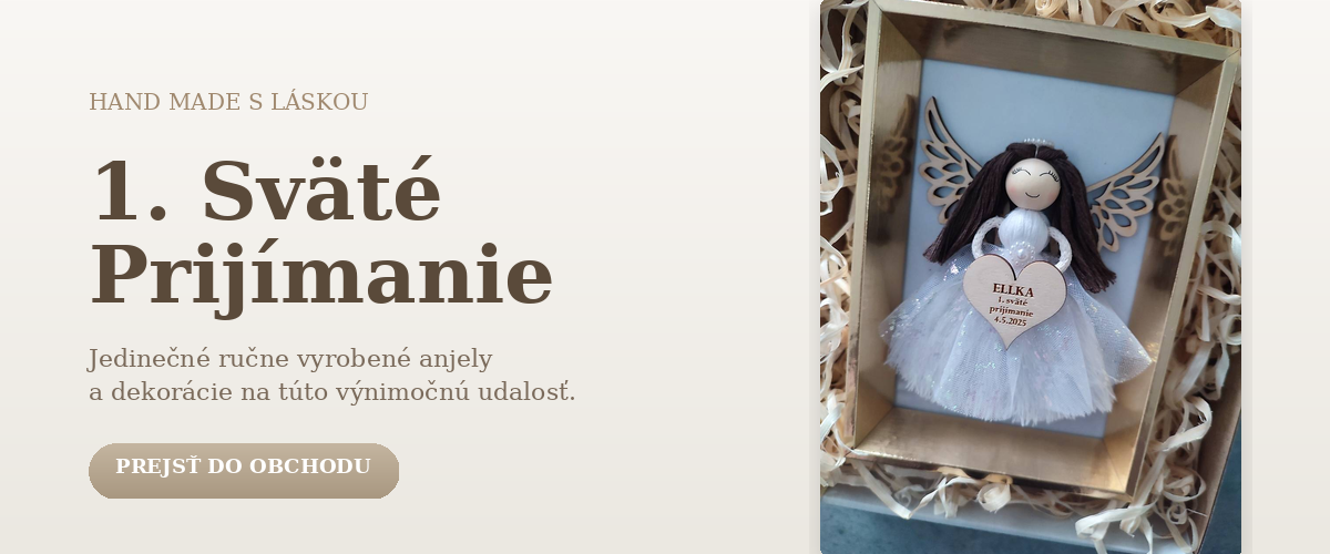 anjel na prve svate prijimanie darcek