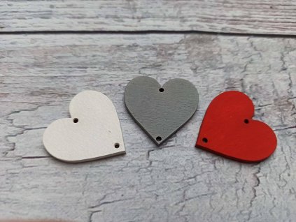 Srdiečko na rodinný kalendár maľované