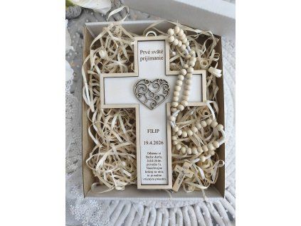 Setk krížik ruženec 20cm 1