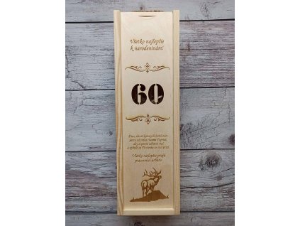 gravírovaná krabička na víno 1