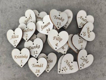 Gravírovanie komponentu na rodinný kalendár