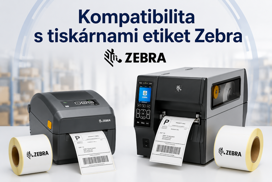 Kompatibilita s tiskárnami etiket Zebra