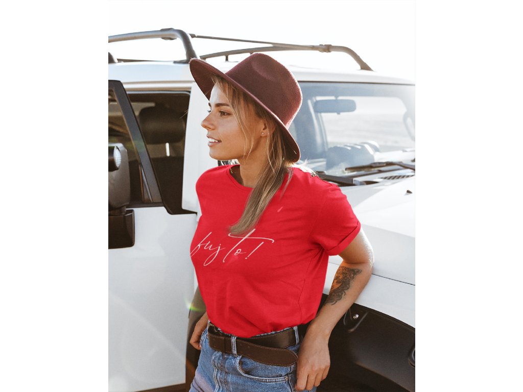 t shirt mockup featuring a stylish woman with a tattoo 40002 r el2