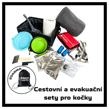 Cestovní a evakuační sety pro kočky