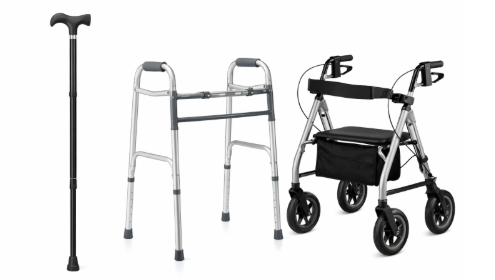 Pomôcky na chôdzu: palice, chodítka a ich správny výber