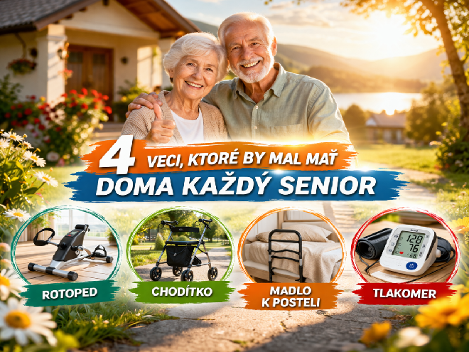 4 veci, ktoré by mal mať doma každý senior