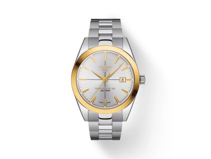 TISSOT GENTLEMAN POWERMATIC 80 SILICIUM SOLID 18K GOLD BEZEL T927.407.41.031.01