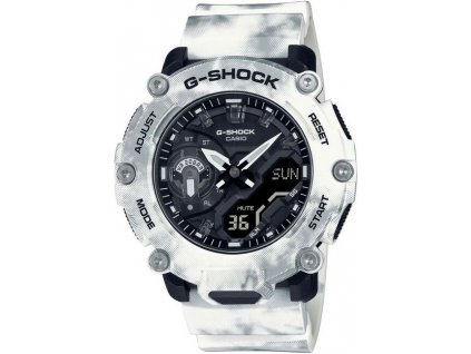 CASIO G-SHOCK ORIGINAL CARBON CORE GUARD GA-2200GC-7AER GRUNGE SNOW CAMOUFLAGE SERIES