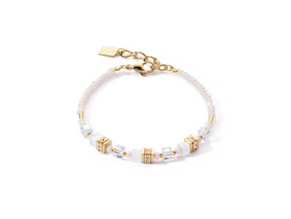 Náramok so Swarovski krištáľmi a tigrím okom COEUR DE LION 4565301416