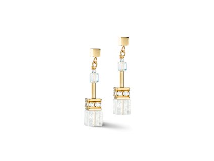 Náušnice s horským krištáľom a Swarovski COEUR DE LION 3018211416